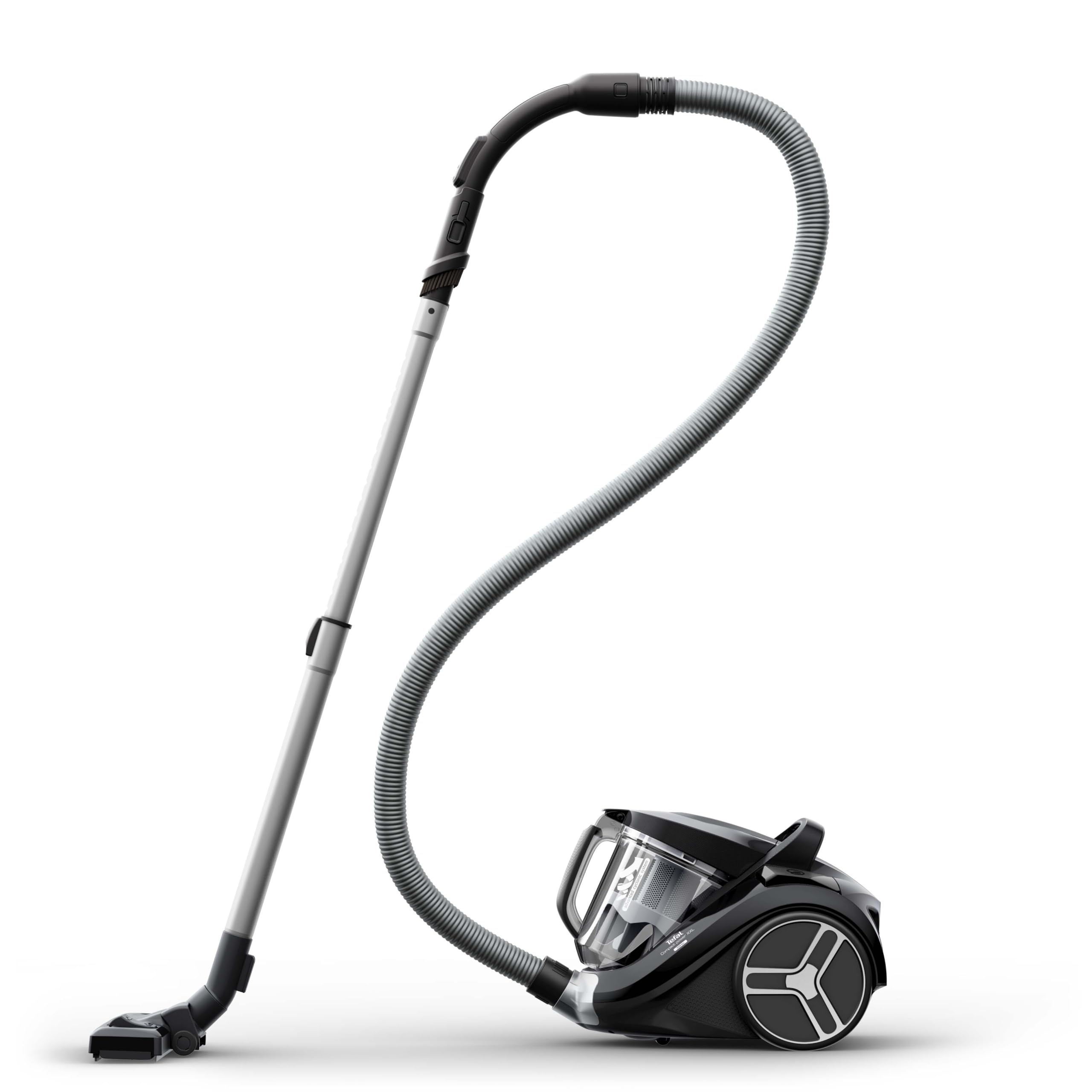 Tefal Compact Power XXL - Aspirador ciclónico de animal para coche, sin bolsa, color negro, recipiente de 2,5 L, alcance de 8,8 m