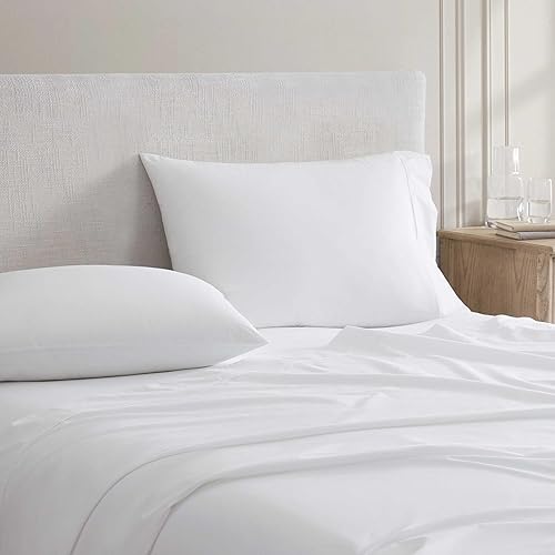 Miniatura 3 de Martha Stewart - Juego de sábanas de tamaño King, sábanas refrescantes frescas y a medida con un tacto ligero de percal de algodón naturalmente