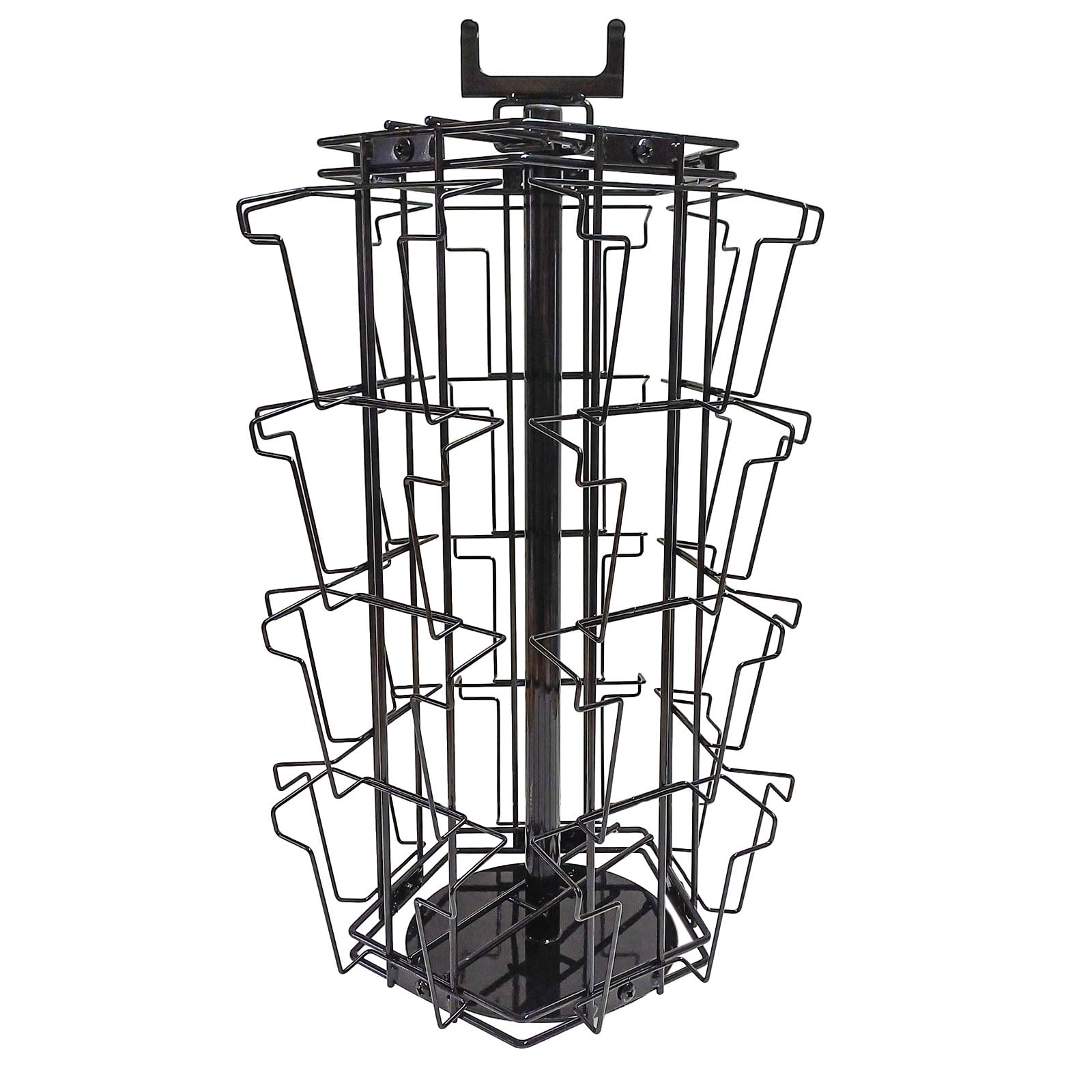 C5 Portrait Rotating Counter Stand in Black (20 Pockets) (K5/B)