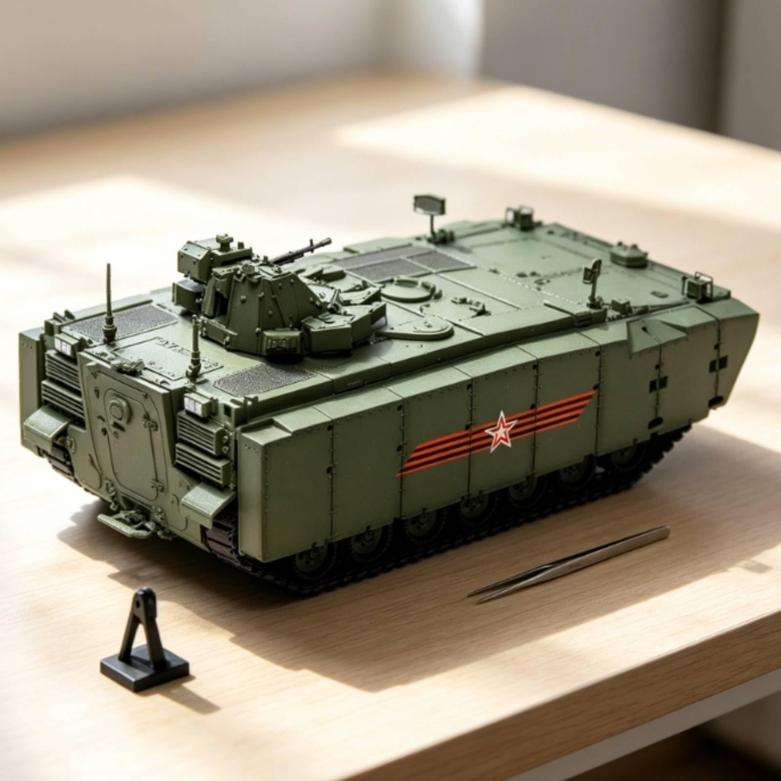Gralara Veicolo Corazzato da Trasporto Truppe Die-Cast Armato Modello Militare Resistente agli Urti Armato Giocattolo per Collezionisti
