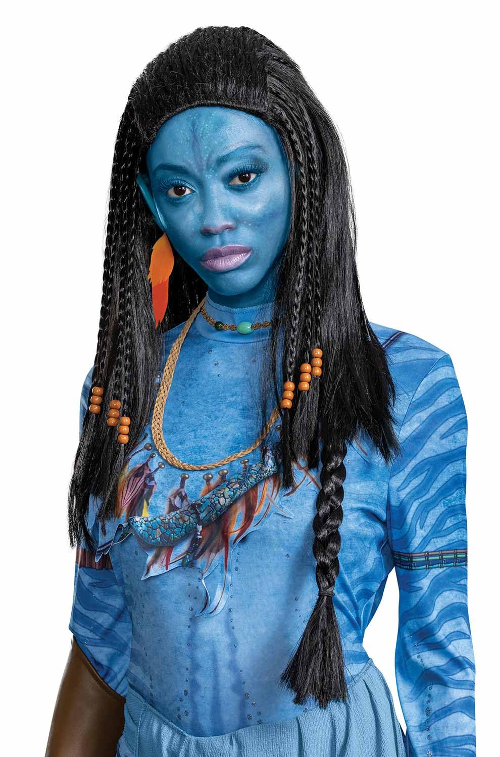 Neytiri Deluxe Wig, Official Disney Avatar Halloween Costume Accessory, Adult Size
