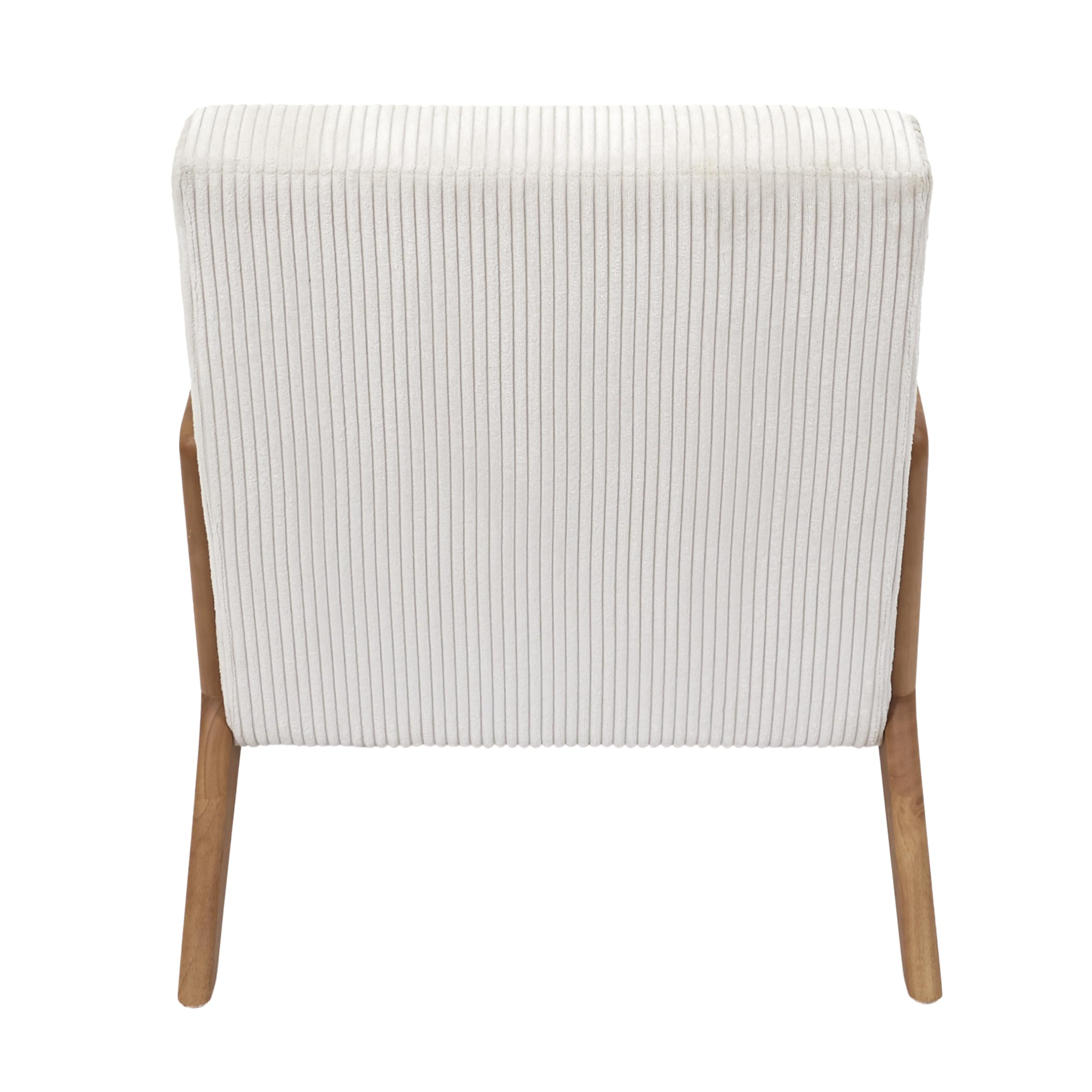 HOME DECO FACTORY, HD0349, Fauteuil Salon Cotele Scott Beige, Softness, Mobilier, Assise, canapé et Fauteuil, 64,5x75x86 cm, Hauteur Assise 43 cm, Beige | Métal et velours côtelé, fauteuil Scott, collection Softness, assise confortable, salon, 64,5x75x86