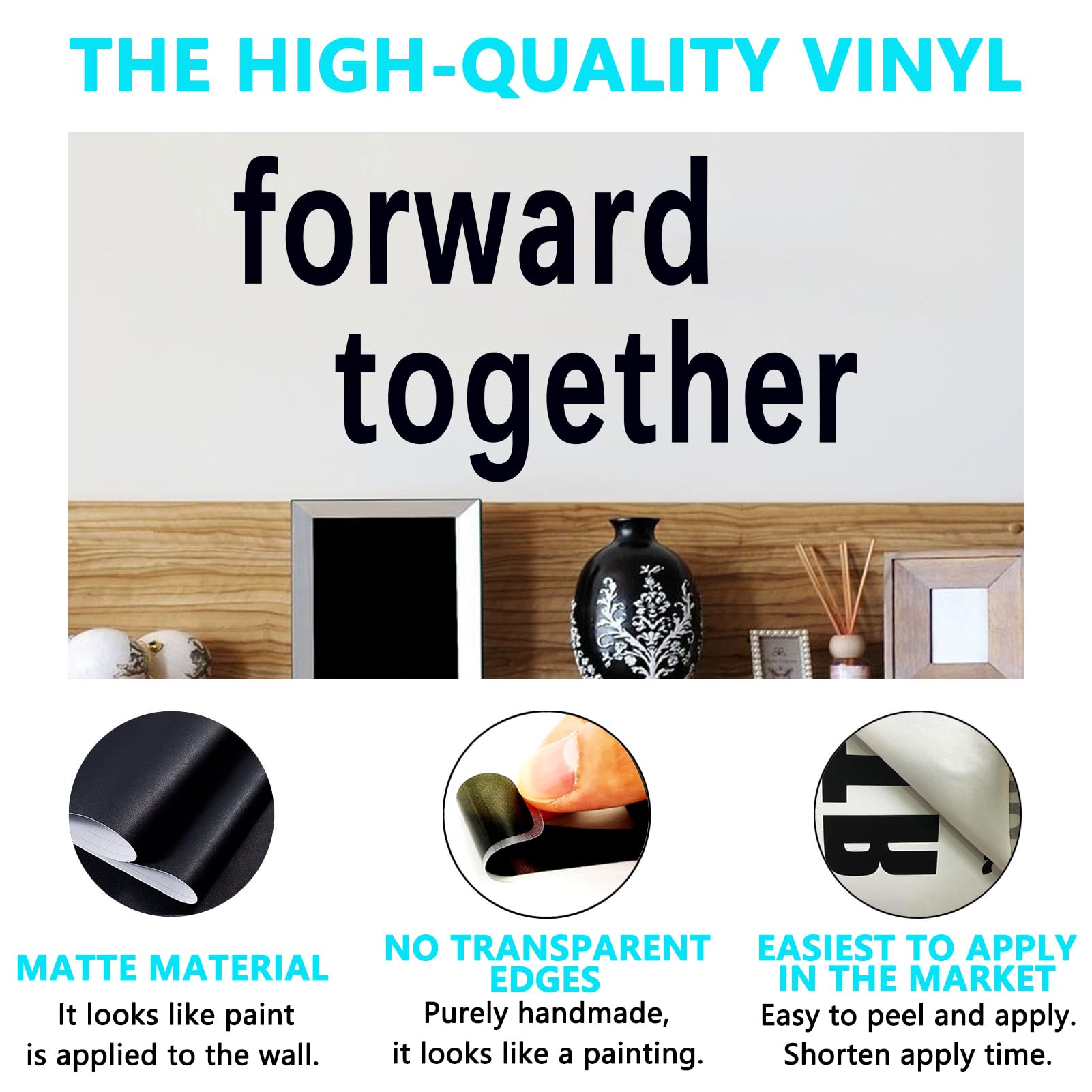Inspirational Quotes Wall Stickers for Office: Motivational Gym School Classroom Garage Bedroom Vinyl Art Wall Decals - Image 2