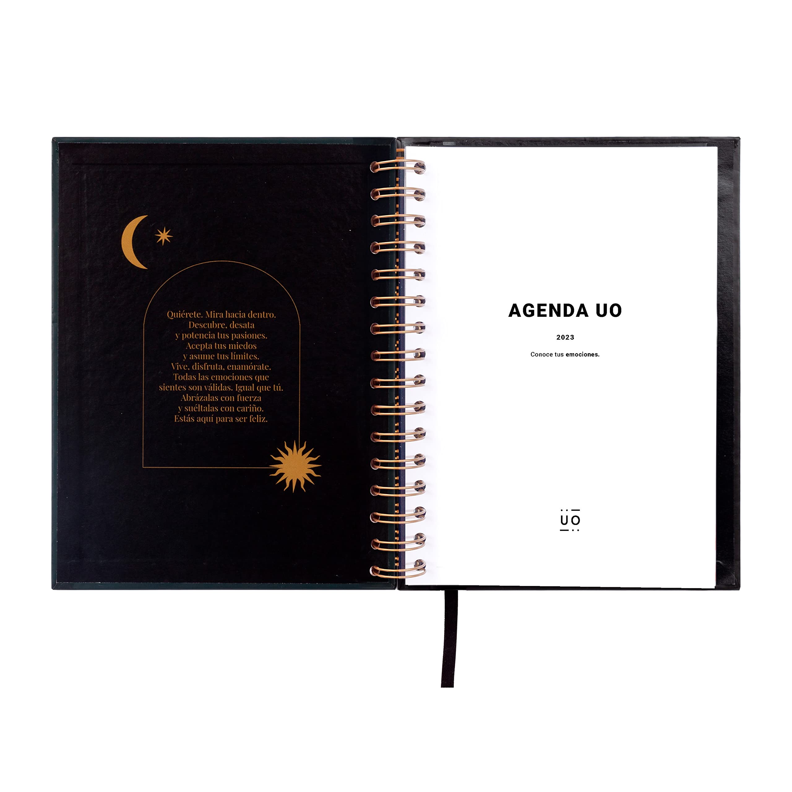 UO Eclipse Week to View 2023 Yearly Planner: Starts in January 2023 and ends December 2023, Hardcover, Includes 126 Stickers - Image 2