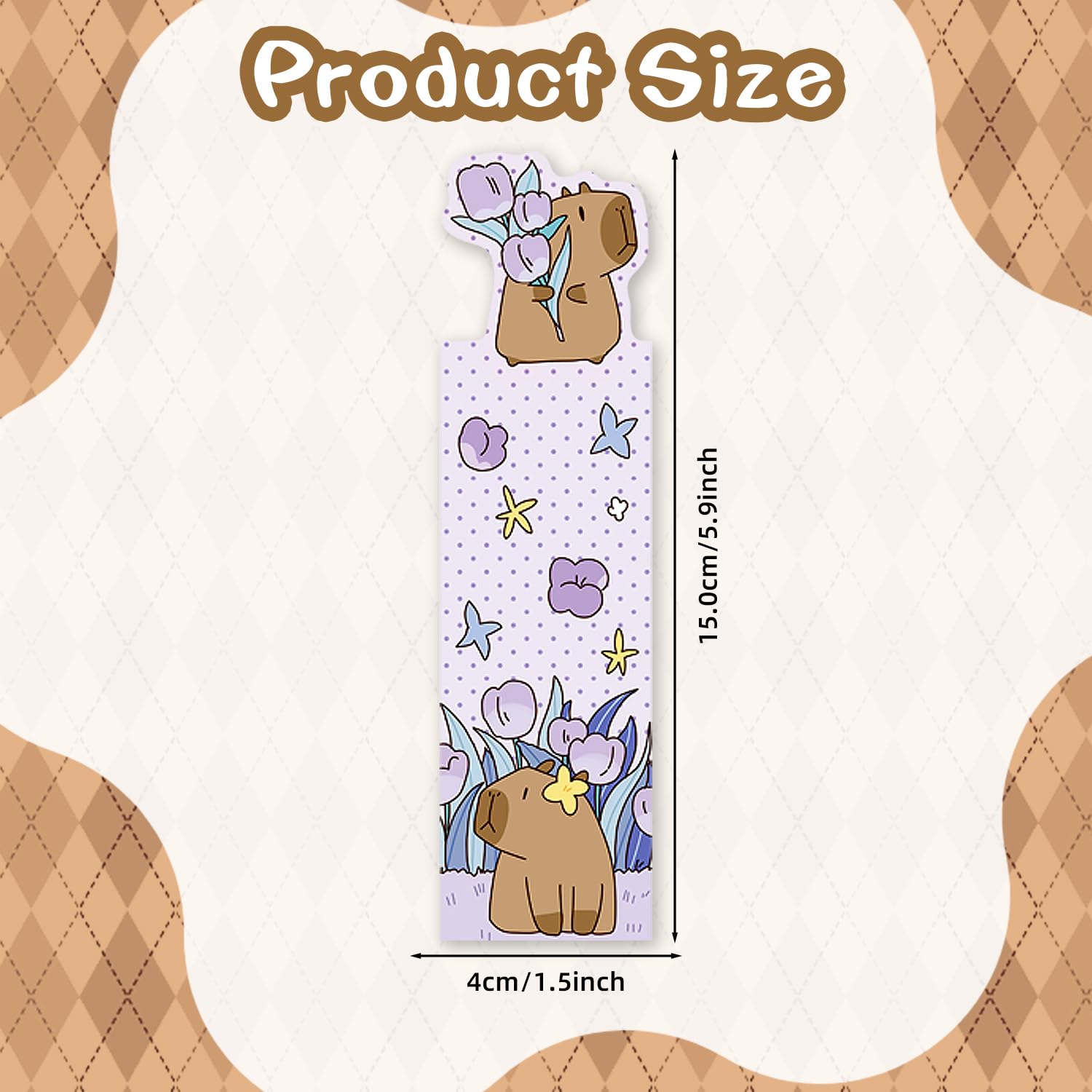 30pcs Capybara Bookmarks - Image 3