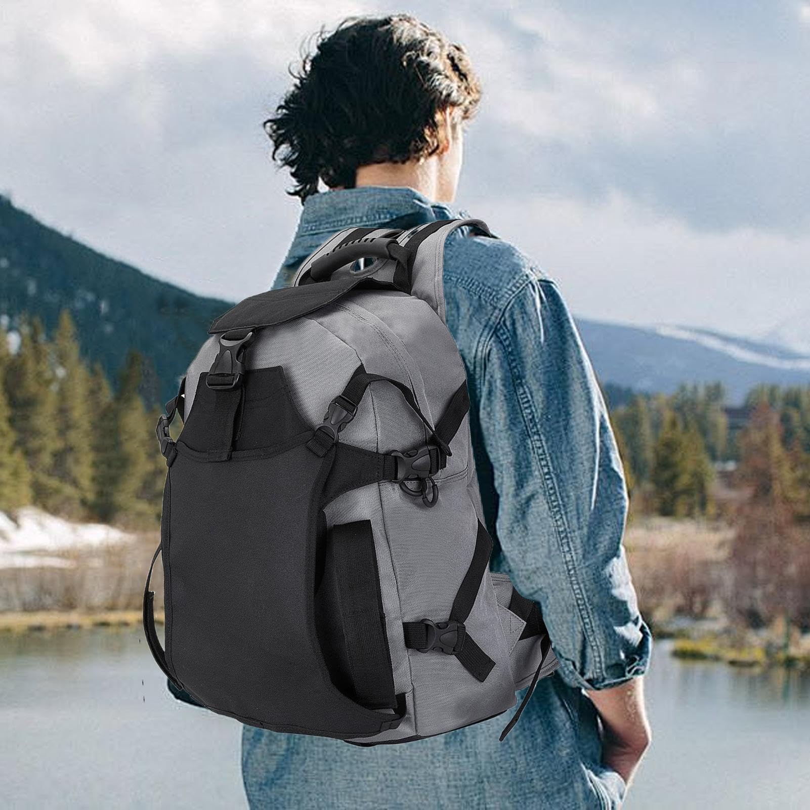 Torba Na Buty Narciarskie Plecak Turystyczny 30 Litrów | Torba Outdoor Na Narciarski Dla Narciarzy Podróżników Gości Ośrodków Przewodników Terenowych ów Sprzętu Ochronnego Ubrań