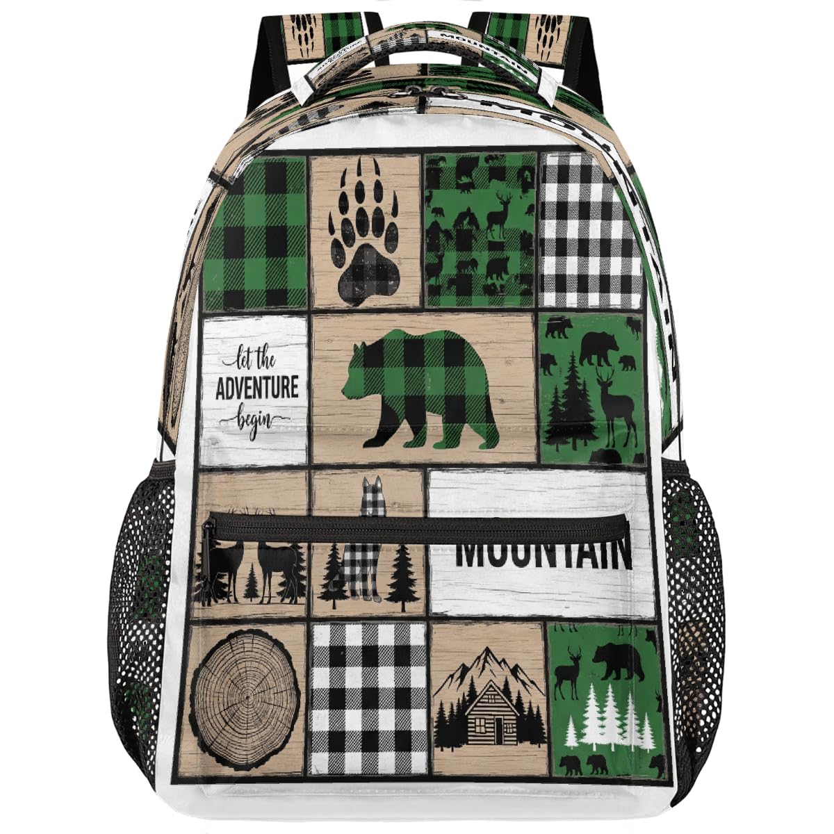 Mochila escolar de viaje Adventure Begin para portátil de 15.6 pulgadas 8