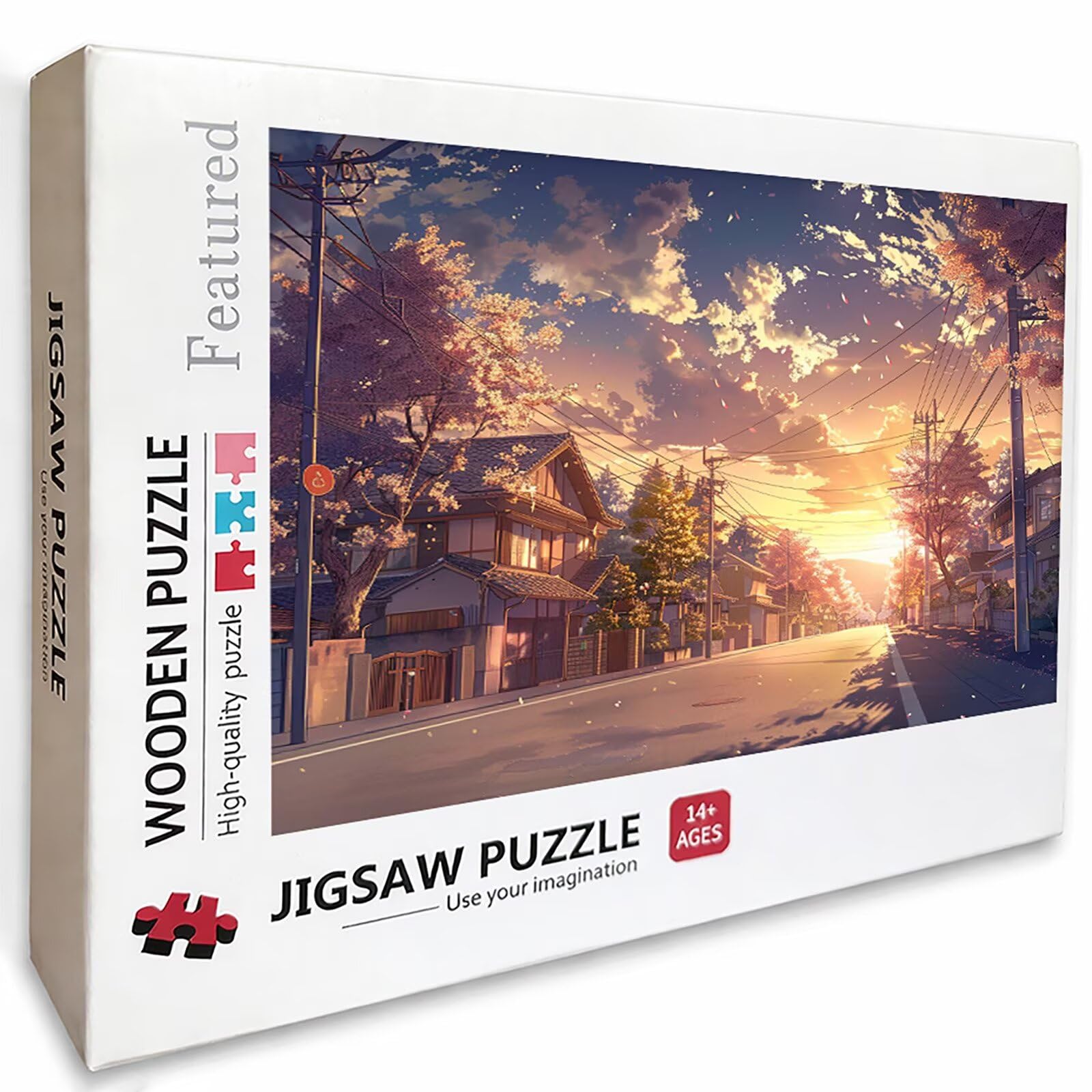 Japonia Puzzle 4000 elementów dla dorosłych, drewniane puzzle 141 x 87 cm, gra edukacyjna dla dorosłych Puzzle z wykwintnym pudełkiem do pakowania, kolekcja relaksująca gra, prezent dla dziewczyny