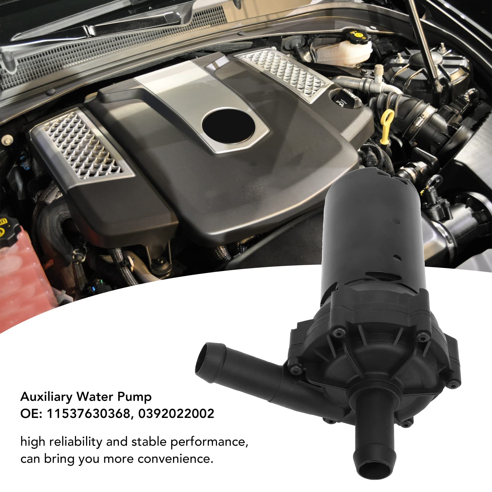 Pompa ausiliaria elettrica del motore, pompa delle'acqua di raffreddamento ausiliario, pompa del liquido di raffreddamento elettrico per ampia gamma di veicoli parti