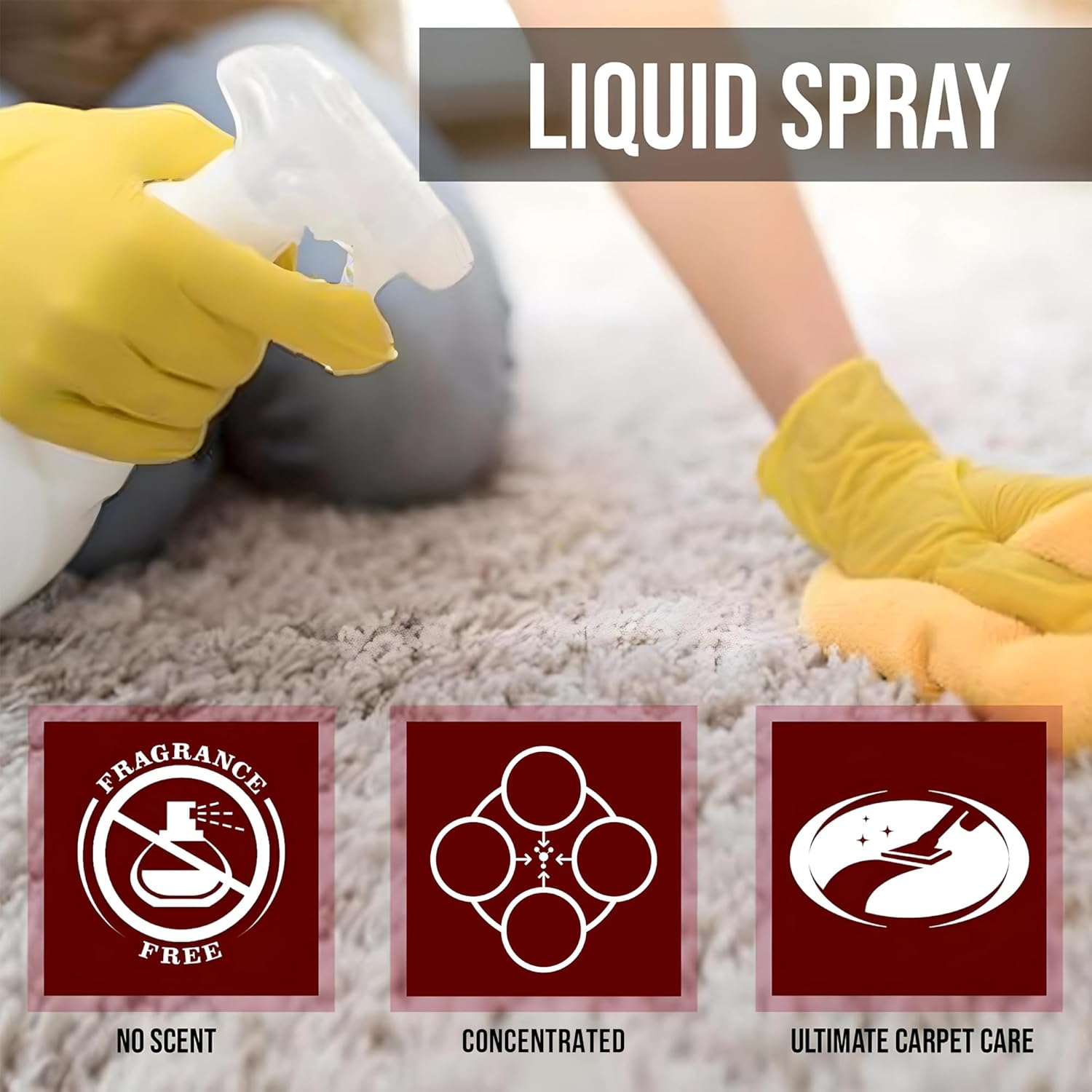 General Chemical Fabric Protector & Stain Shield - Ultra Concentrated Fabric Protector for Carpets, Rugs, Upholstery, Drapes & more - Carpet Stain Guard 5818 - For Outdoor & Indoor Use - 1 Gallon