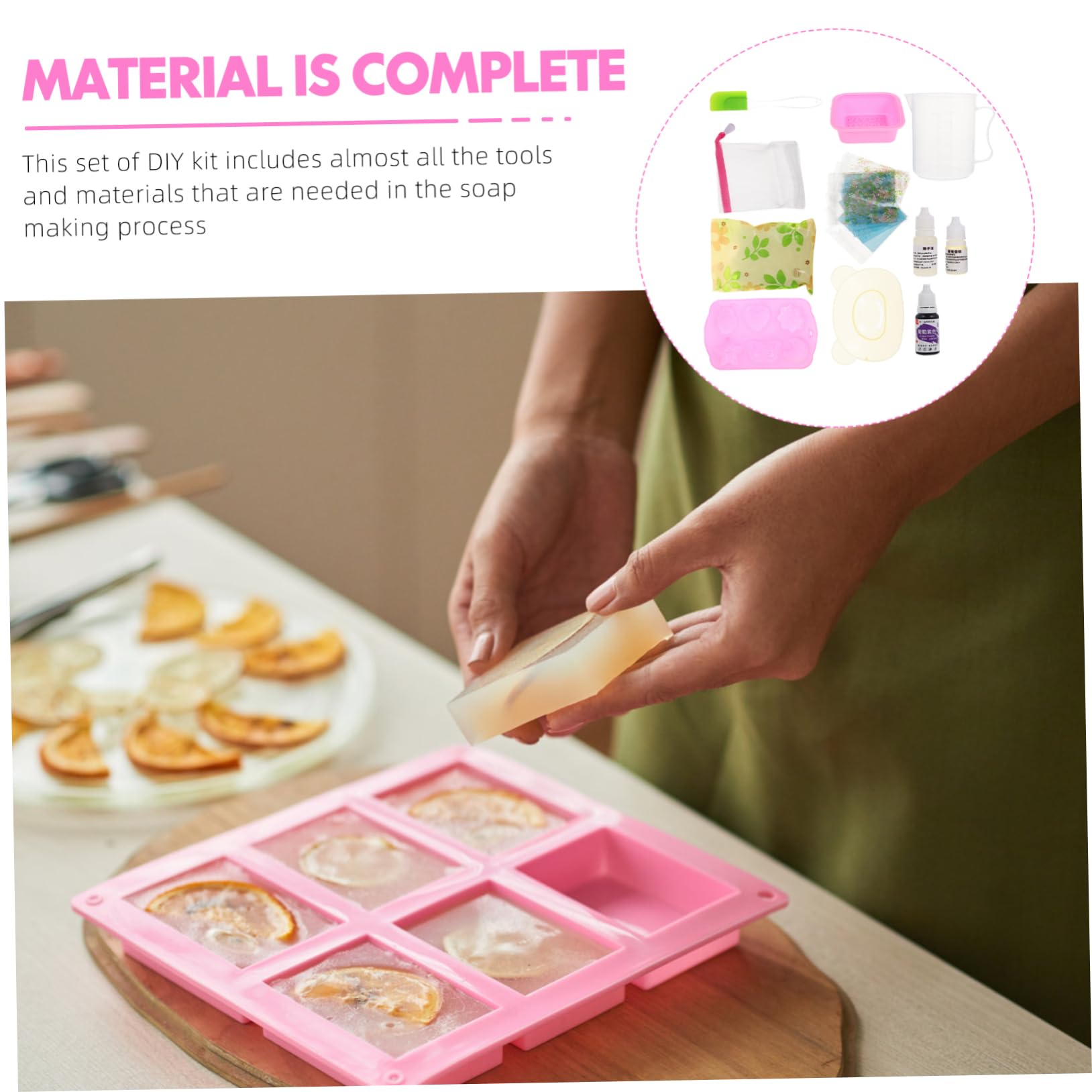 Kit de Jabón Artesanal DIY para Principiantes 1 Juego