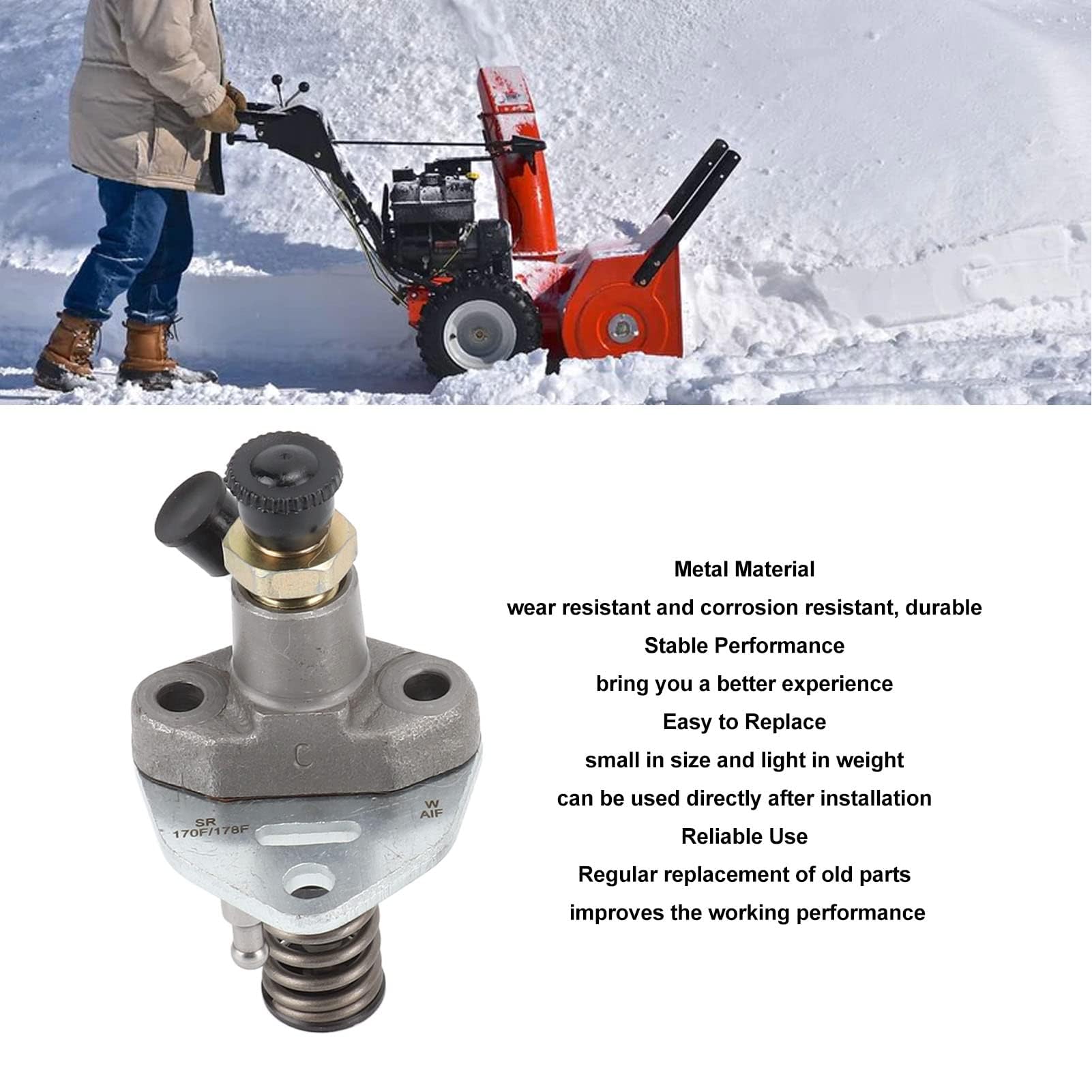 Pompa Wtryskiwacza Paliwa 170F 178F Wymiana Pompy Wtryskowej Silnika, Wymiana Metalu zespół Pompy Wtryskowej Kompatybilny z Silnikiem Diesla Generator