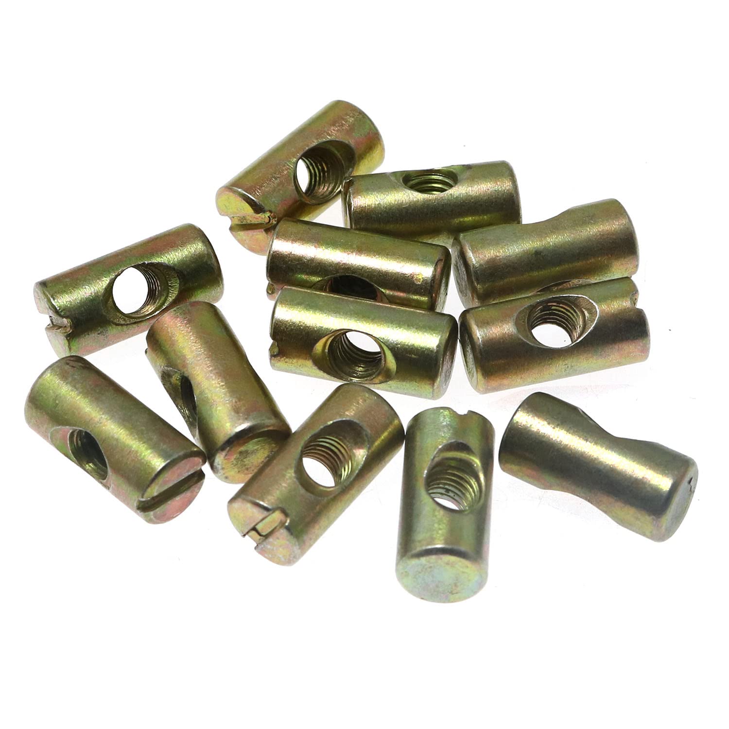 M6 Nuts - Slotted, Cross & Barrel Nuts for Furniture -4 M6 Nuts - Slotted, Cross & Barrel Nuts for Furniture -4