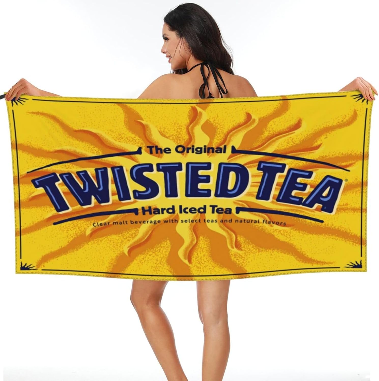 VITACEUTICS Beach Towel, Novelty Graphic Towels, Lightweight Highly Absorbent Wrap Bath Towels Soft Pool Towel for Men Women 27.5"X55"