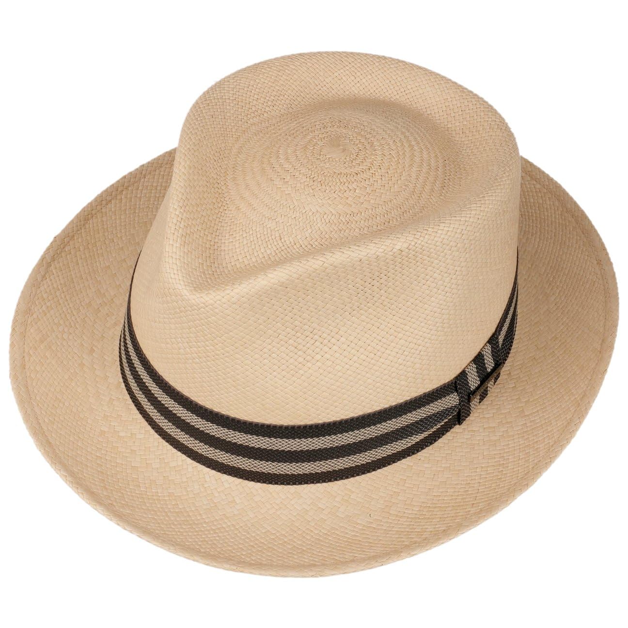 Stetson Sanvito Sombrero Fedora Panama Paja Proteccion UV 40 Unisex Primavera Verano