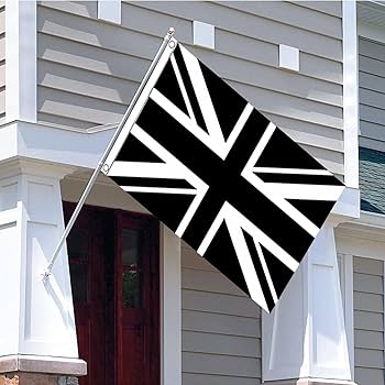 Amazon.co.jp: ユニオン ジャックの黒旗, 写真 黒のイギリスの旗3x5ft Amazon.co.jp: ユニオン ジャックの黒旗, 写真 黒のイギリスの旗3x5ft