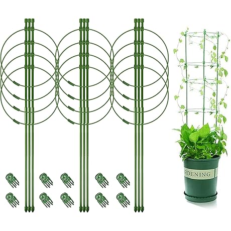Legigo 3ft Adjustable Tomato Cages Plant Supports