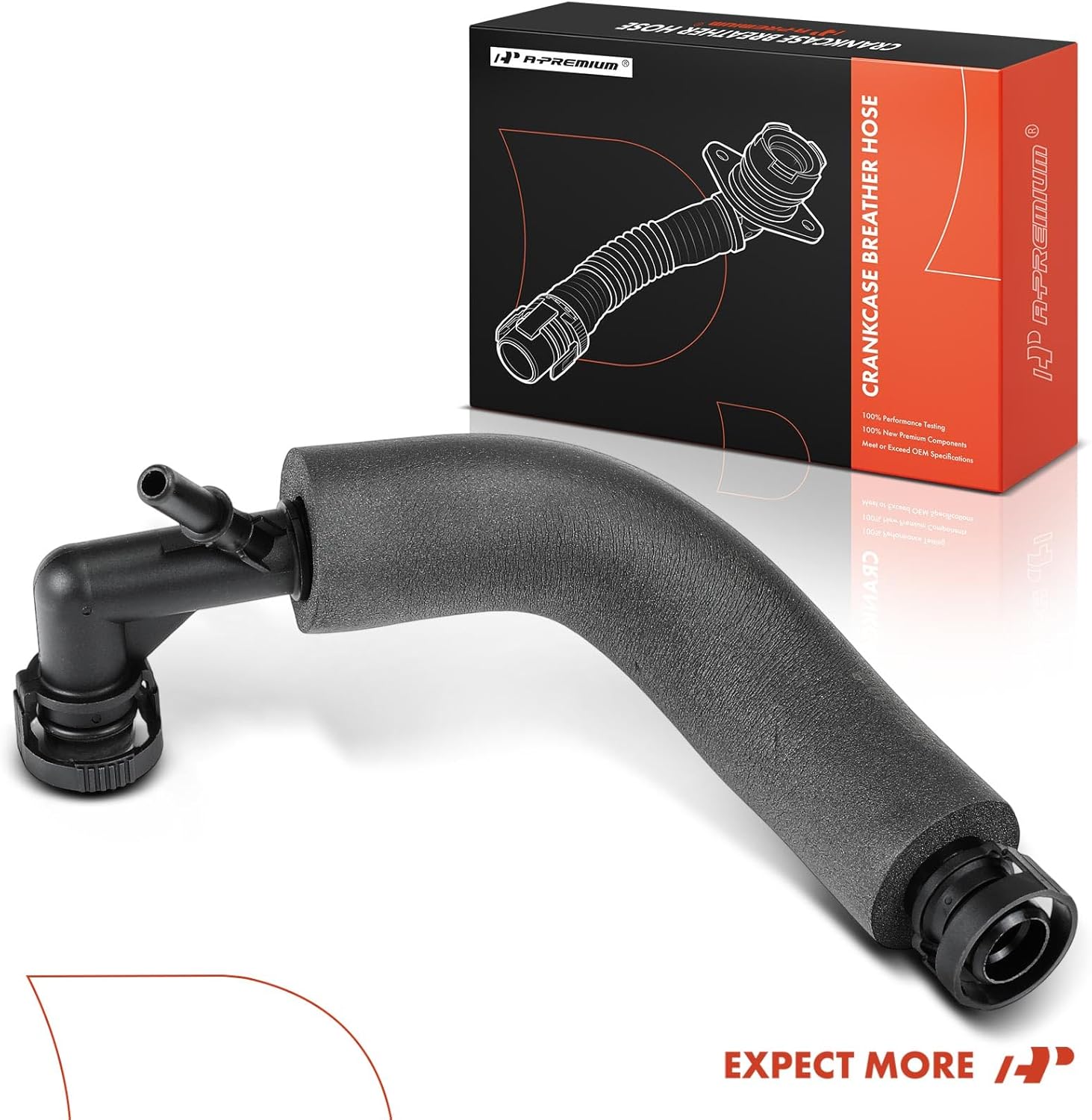 A-Premium Engine Crankcase Breather Hose Compatible with BMW 323Ci 2000, 323i 1999-2000, 328Ci 2000, 328i 1999-2000, 2.5L 2.8L