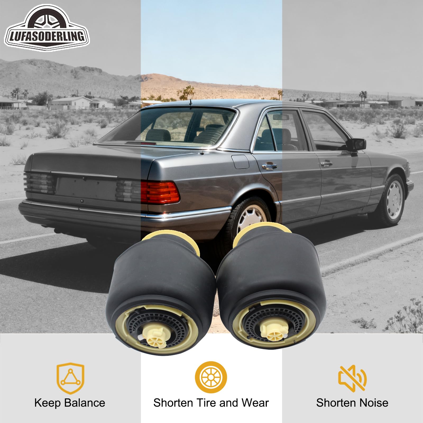 2x Suspensión Neumática Trasera para BMW Serie 5 F07 GT F10 F11 535i 535iX 530d 530dX 550i 550iX Gran Turismo 37106781827 37106781828 37106781843 37106781844 37106784378 37106784380