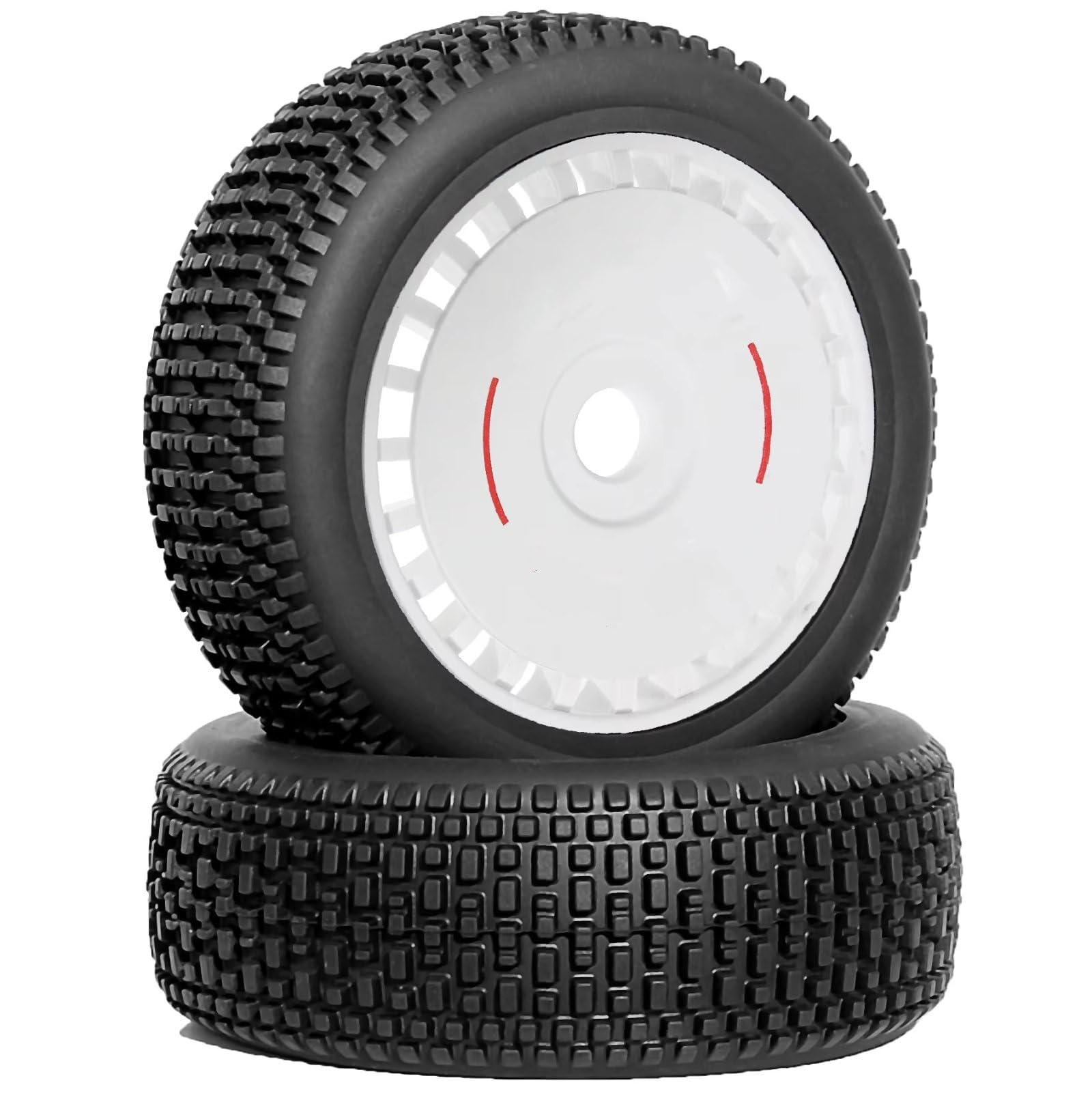 Per Arrma Per Talion 6S Per BLX Per Typhon 3S Per Redcat Per Team Per Losi Per HPI Per Kyosho Per Hobao 1/8 Pneumatici Ruote 4 Pezzi Esagonali 17mm Rc Accessori Giocattoli Rc