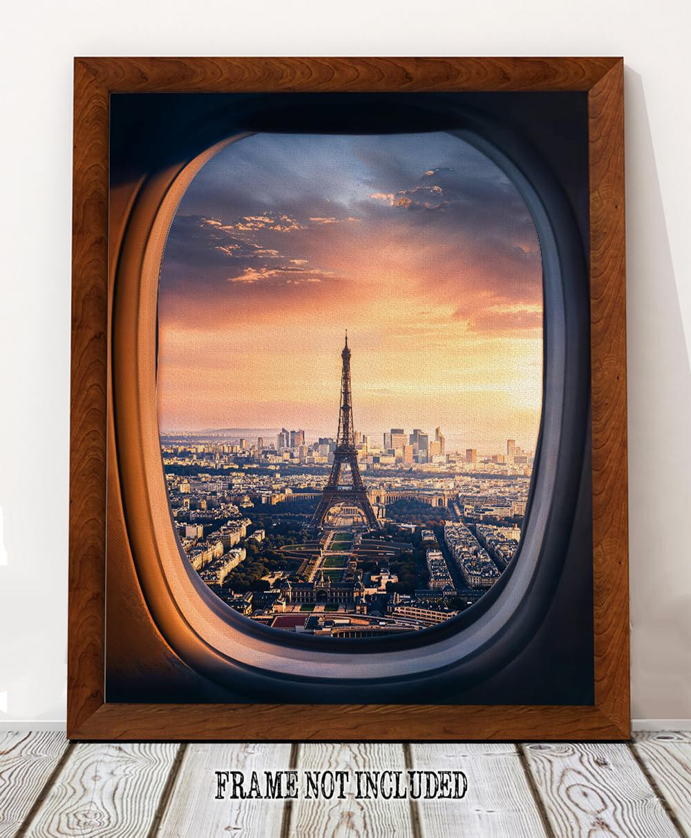 Amazon.com: First Class View of Paris Poster - 16x20 Unframed