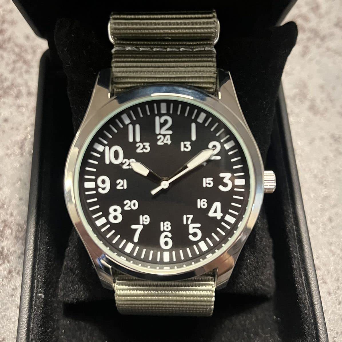 Amazon.co.jp: ミリタリーウォッチ 腕時計 41mm クォーツ セイコー