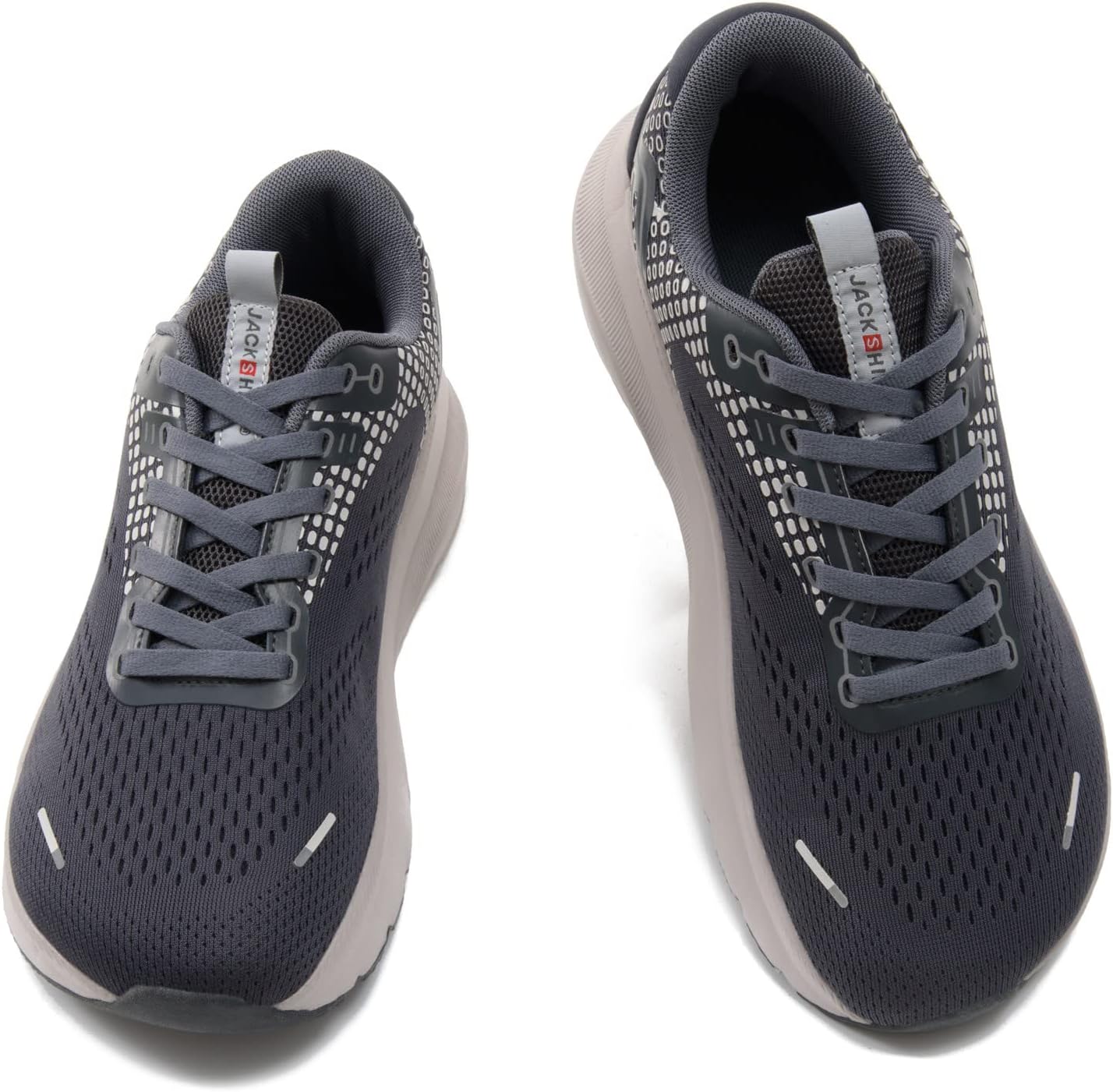 JACKSHIBO Wide Toe Box Shoes Women Arch Support Wide Sneakers for Running Walking Athletic Tennis Orthopedic Plantar Fasciitis Workout with Thick Cushion Zero Drop Sole Width Shoes - Image 8