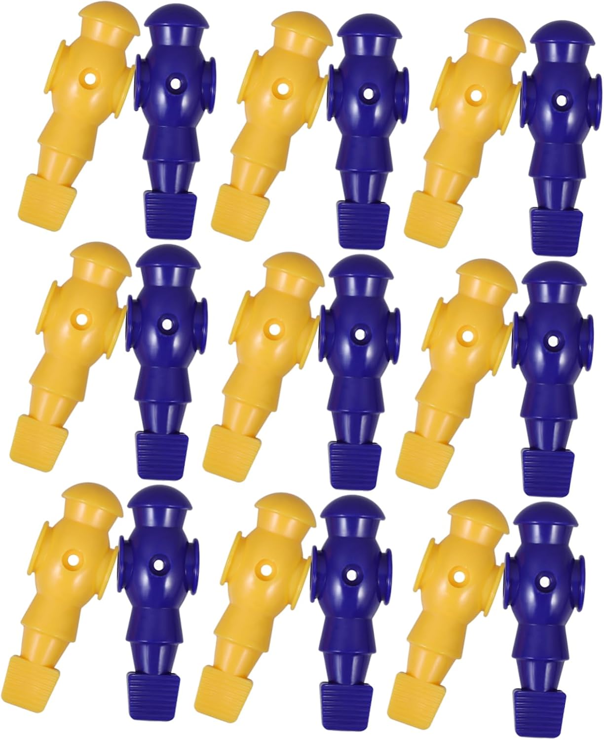 GANAZONO 26pcs Foosball Player Figures Plastic Soccer Dolls for Table Football Easy Replacement Accessories for Fun Game Play