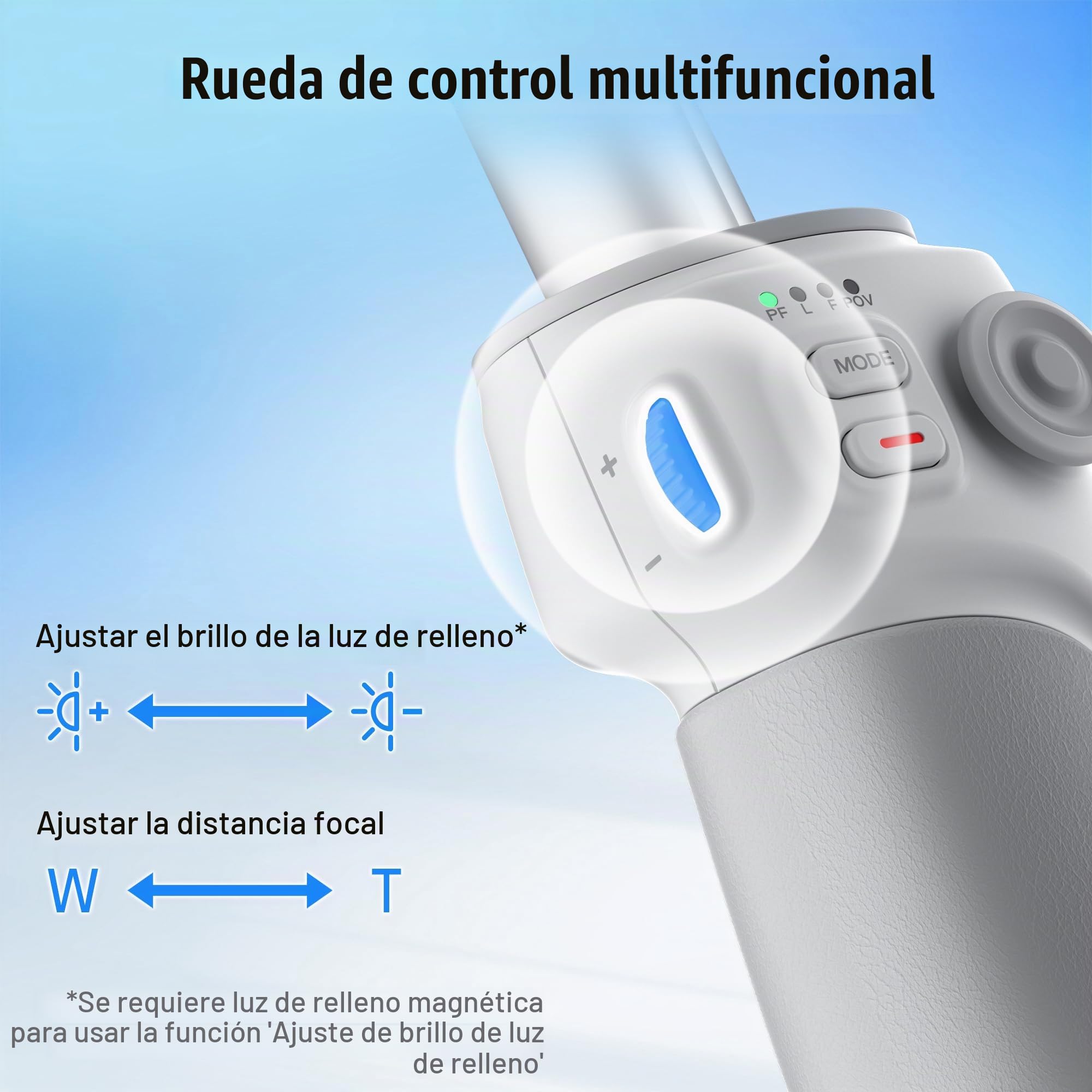 ZHIYUN Smooth Q4 Combo [Oficial] Gimbal Estabilizador para Móvil, Palo Selfie con Luz de Relleno Magnética, Varilla de Extensión de 215 mm, Trípode