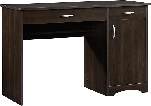 Sauder Beginnings Desk in Cinnamon Cherry finish