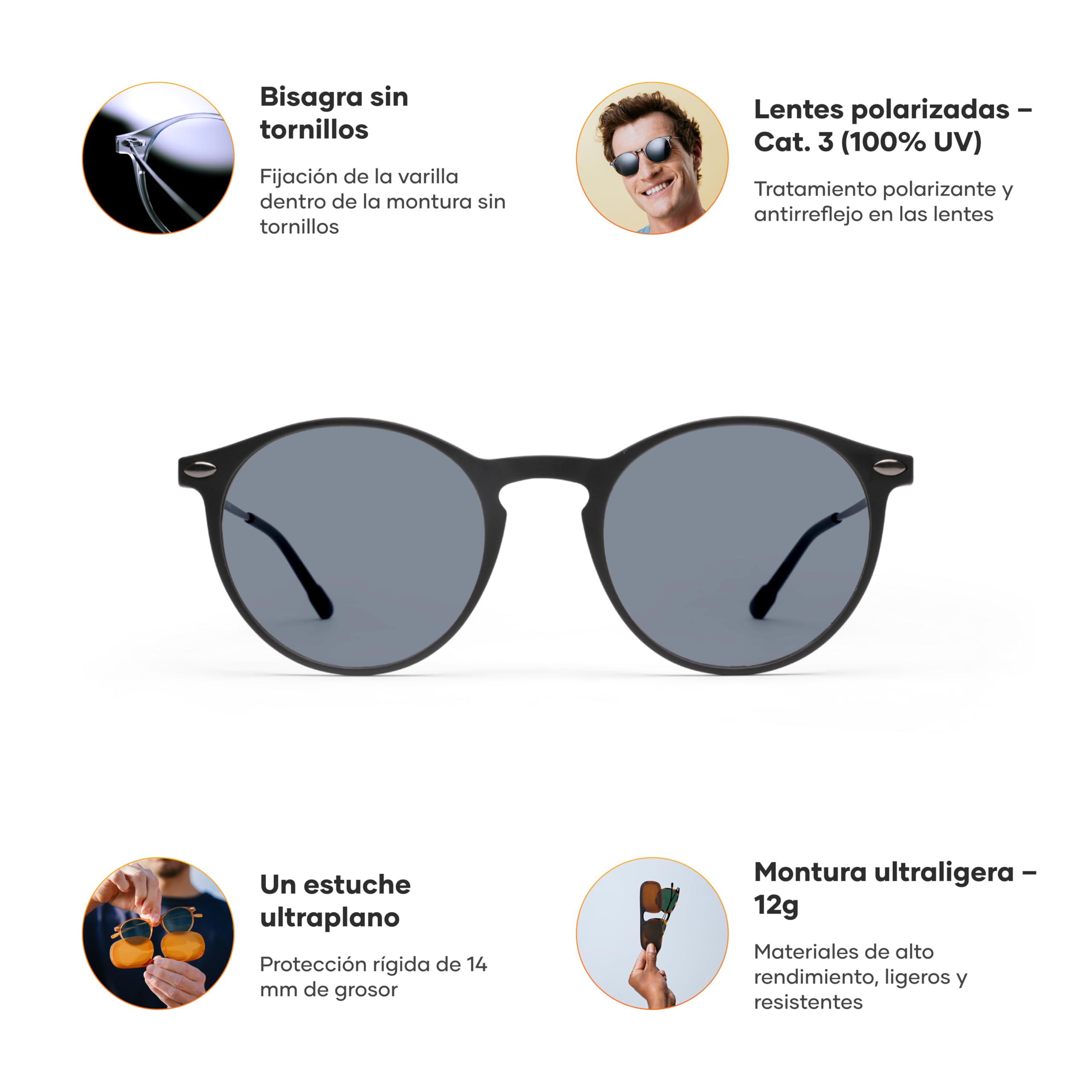 Nooz Cruz Gafas de lectura Unisex adulto (Pack de 1)