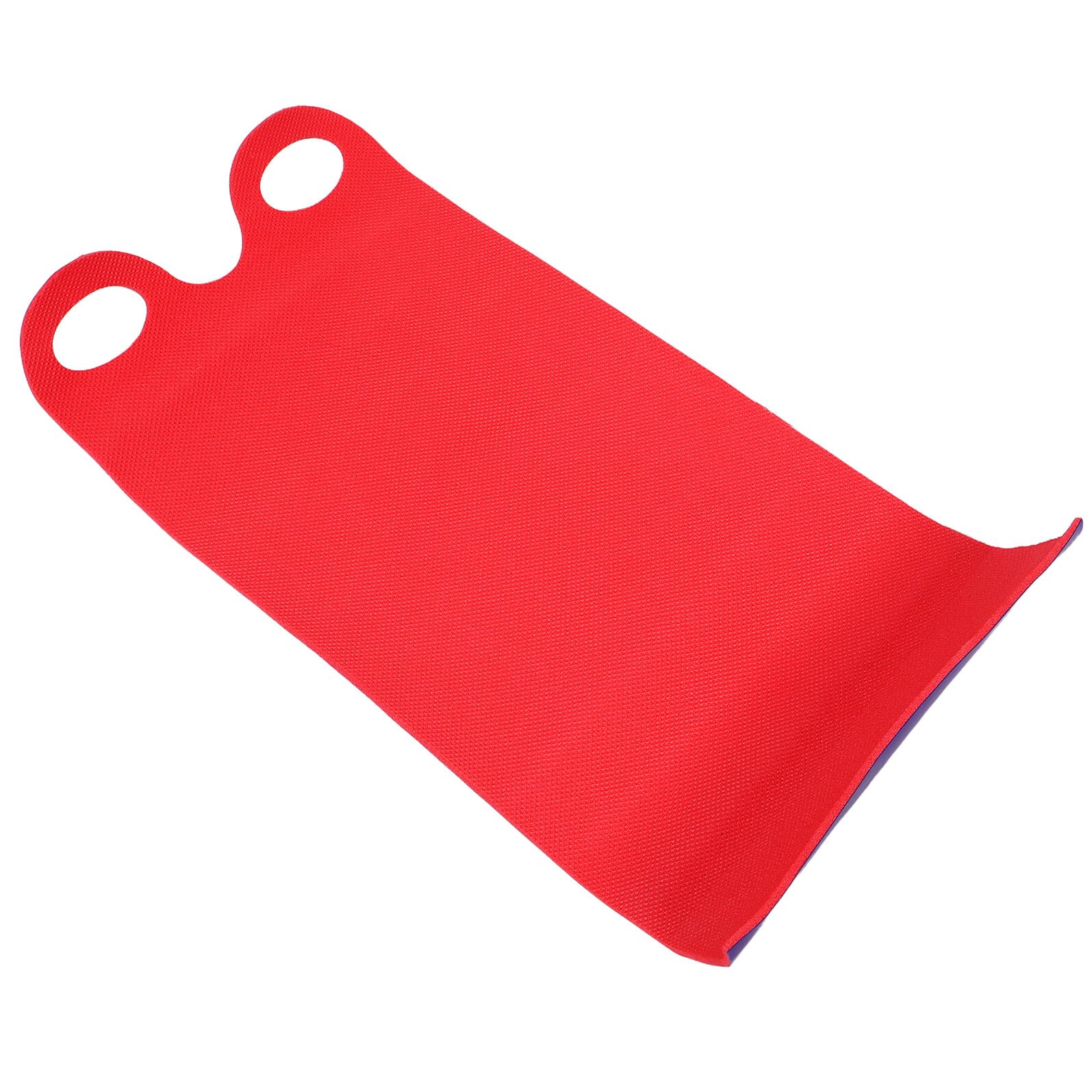 Trineo Grande de Nieve para Adultos y Tapete Deslizador Enrollable Diseño Ergonómico Rojo y Morado Resistente y Portátil para Invierno al Aire