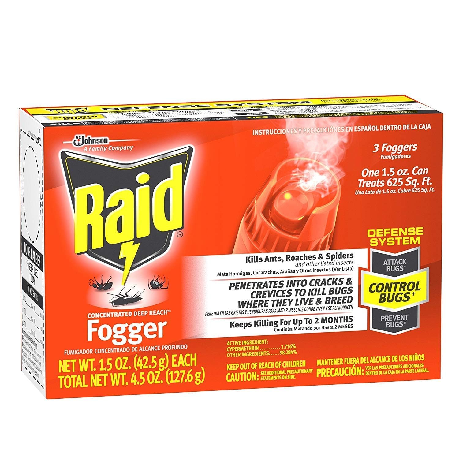 Raid Max Fogger 3-Pack
