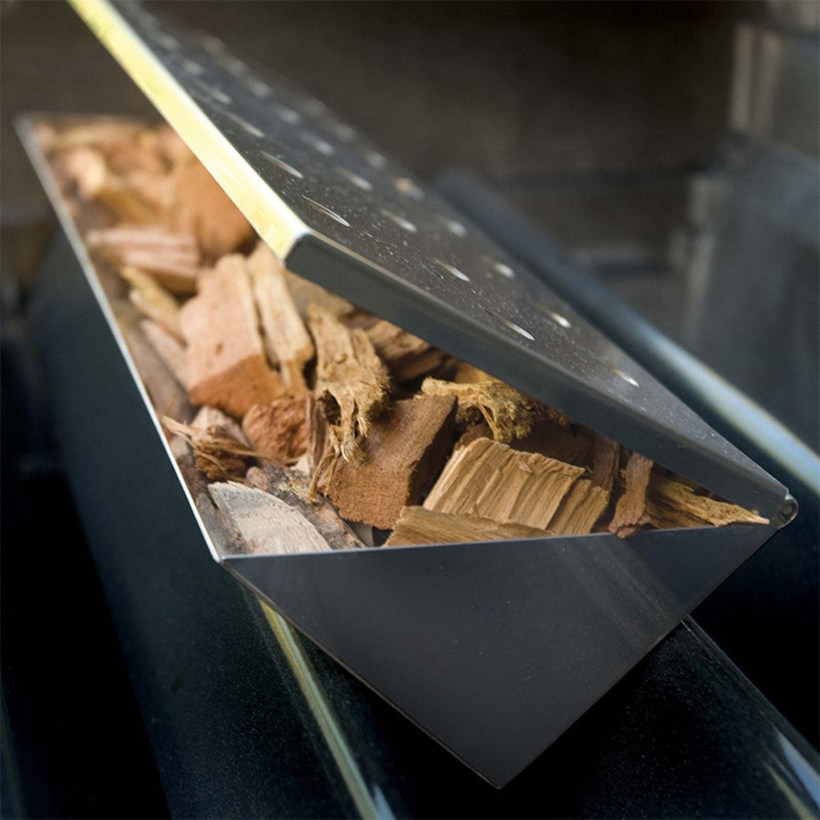 Sharplace Trucioli di Legno Naturali per Affumicatura con Basso Contenuto di Cenere, Sani E Facili da Trasportare, Adatti per Riunioni di Famiglia, 0,5 cm