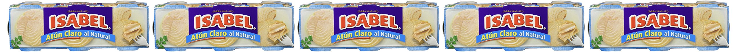 Isabel - Atún Claro al Natura,l 3 x 80 g - [pack de 5]