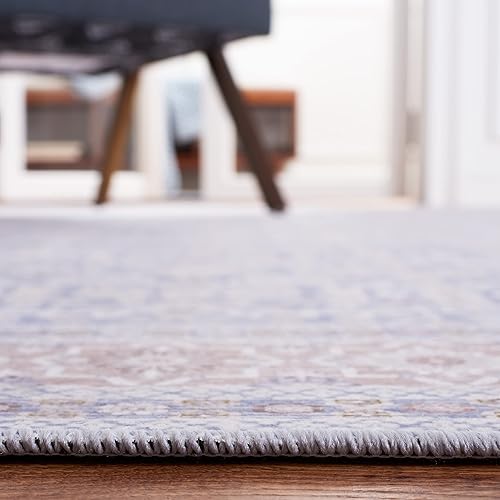Miniatura 5 de SAFAVIEH Tucson Collection Area Rug - 6' x 9', Blue & Rust, Persian Design, Non-Shedding Machine Washable & Slip Resistant Ideal for High Traffic