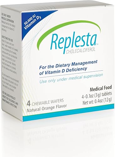 50,000 UI de vitamina D3 colecalciferol, para la deficiencia de vitamina D, Oblea masticable de una vez por semana, no modificada genéticamente,