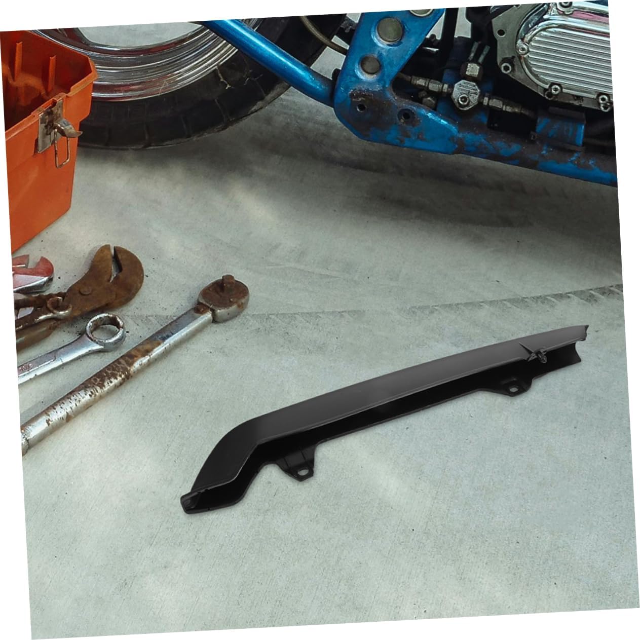 Motorcycle Chain Case Protector 2Pcs Chain Guards for Bikes Durable Material Easy Installation