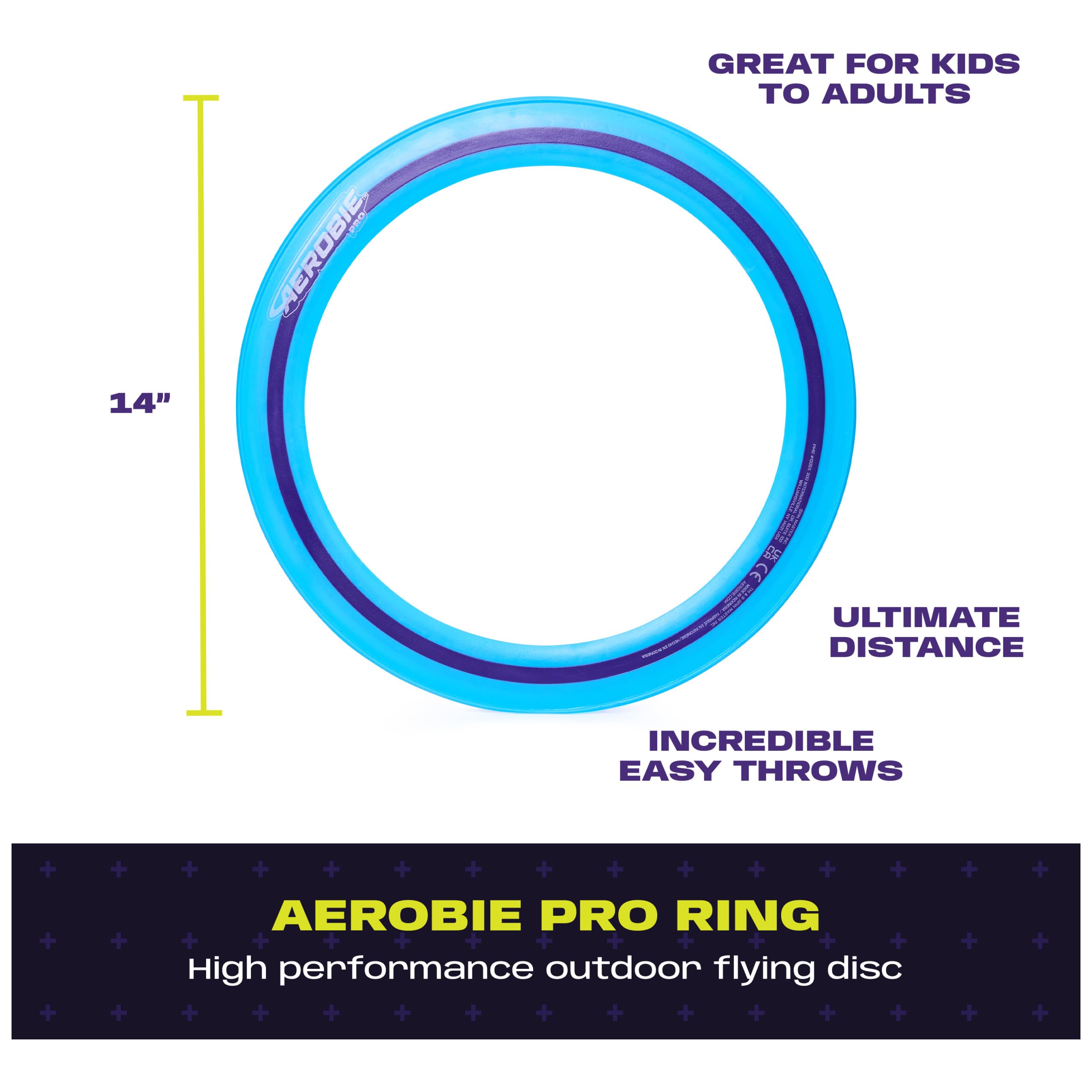 Aerobie Pro Ring High Performance Outdoor Flying Ring Disc für Kinder ab 5