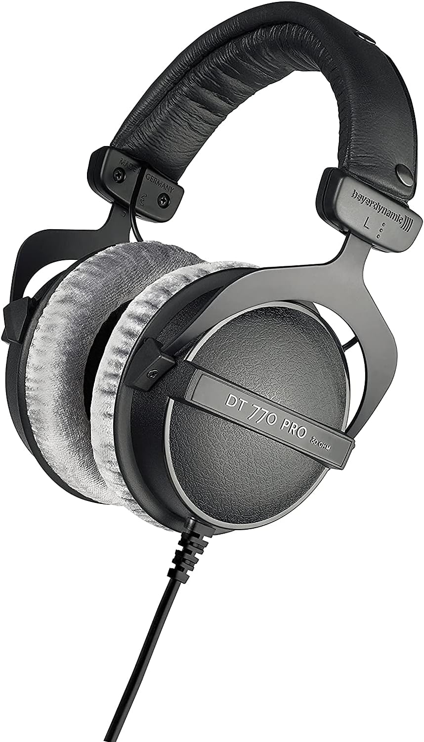 beyerdynamic DT 770 Pro Studio Headphones – Over-Ear, Closed-Back, Professional Design for Recording and Monitoring (80 Ohm, Grey) (Renewed) beyerdynamic DT 770 Pro Studio Headphones – Over-Ear, Closed-Back, Professional Design for Recording and Monitoring (80 Ohm, Grey) (Renewed)