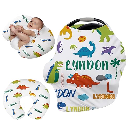 Funda de asiento de automóvil personalizada para bebés, cubierta multiusos para asiento de automóvil con nombre, fundas de asiento de automóvil con