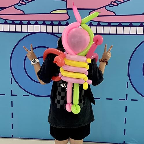 Miniatura 5 de Globos 260Q transparentes largos para globos, animales, globos de modelado de torsión clara, forma de animal mágico, 100 unidades para