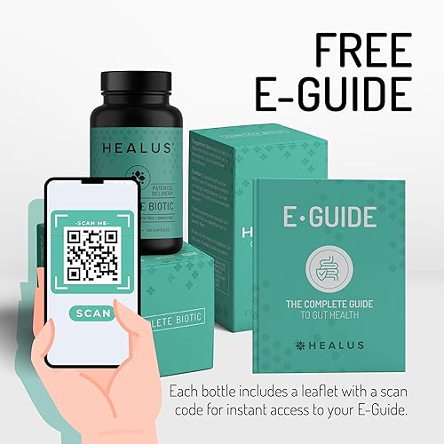 Miniatura 7 de Healus Suplemento postbiótico completo a base de tributirina Absorción avanzada patentada Butirato para la salud intestinal