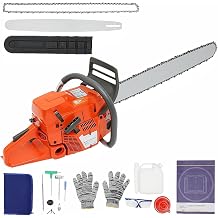 28In Gas Chainsaws 2-Stroke 71CC Gas Power Chainsaw 3.9KW