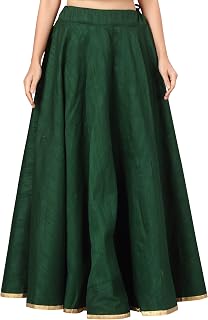 Studio Shringaar Women's Polyester Maxi Skirt Price In India