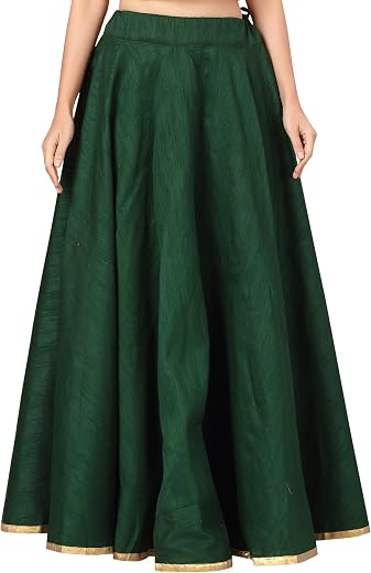 Studio Shringaar Women's Polyester Maxi Skirt