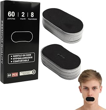 Mouth Tape for Sleeping, 60pcs Sleep Tape for Snoring Aid, Anti Snoring Strips for Men and Women, Breathable Mouth Tape, Night Mouthtape for Improved Nasal Breathing, 2 Styles Sleep Tape