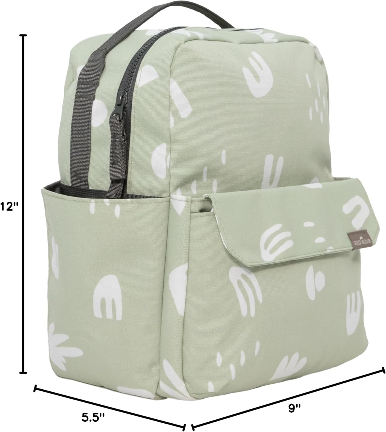 RED ROVR Mini Roo Lightweight Backpack | 6 pockets for everyday essentials (Pear Doodle) - Image 10