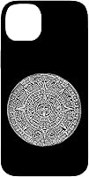 Vista 15 de Aztec Calendar Sun Stone Mexican Mayan Calendario Azteca Case for iPhone 17