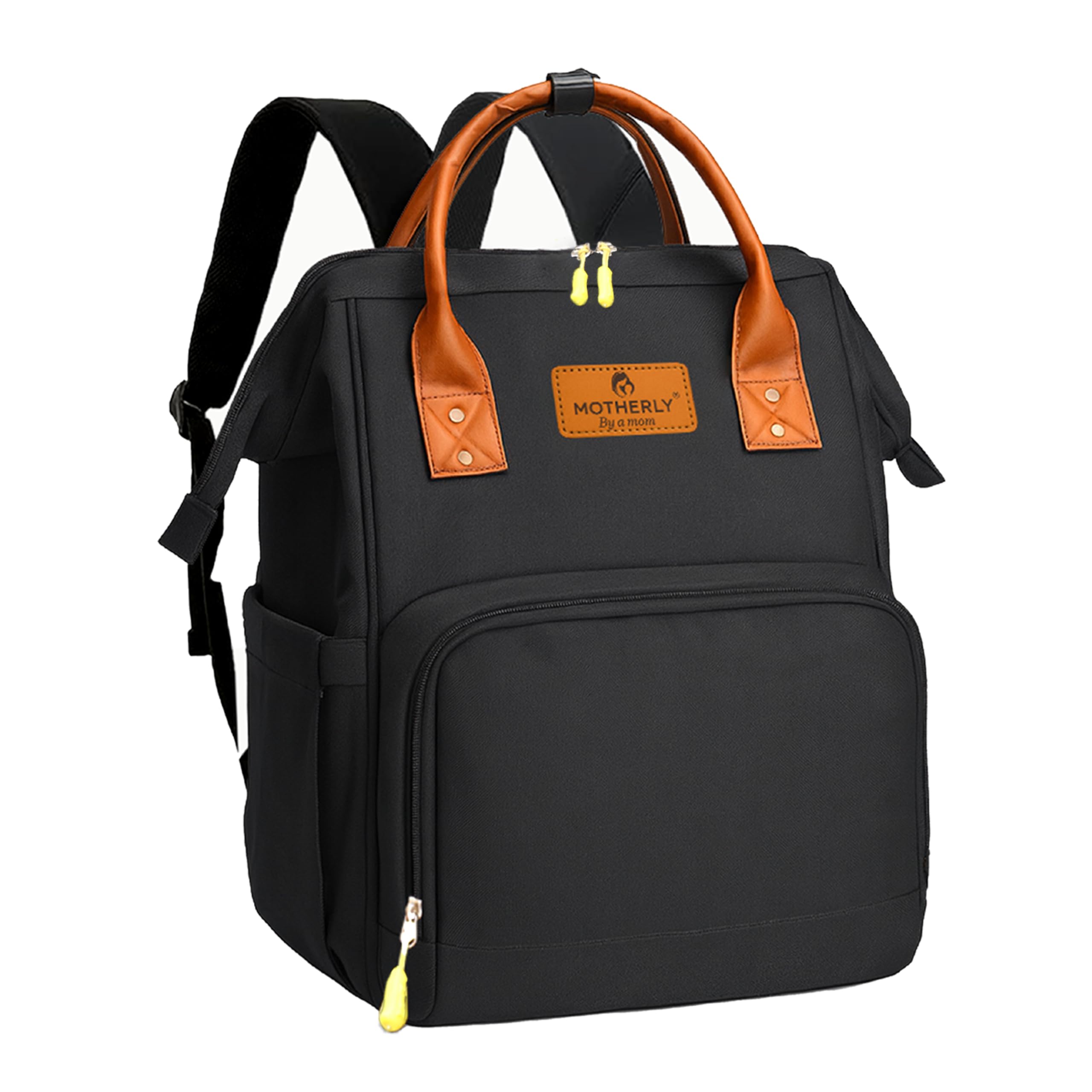 Motherly Budgetbee Baby Diaper Backpack for Mothers for Travel, Maternity Bag for Newborn Baby, Mother Travelling Bag, Multiple Pocket Water Resistant Hospital Bag for mom (Black)